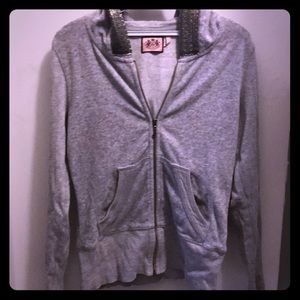 Sparkly Velour Juicy Couture Hoodie